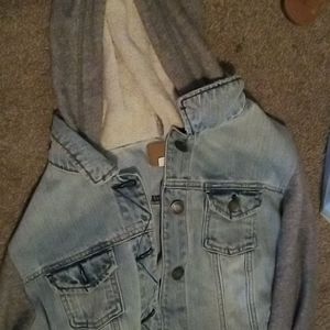 American eagle jean hoodie